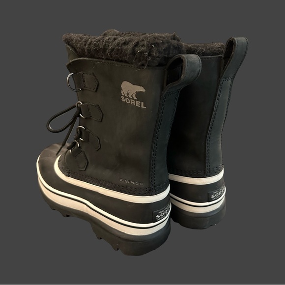 SOREL Men's Caribou Waterproof Winter Boots / Worn Once - Picture 4 of 8